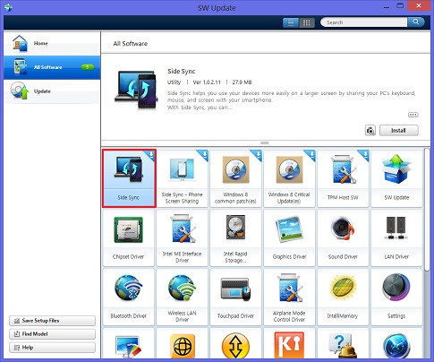 Samsung pcmmc software download